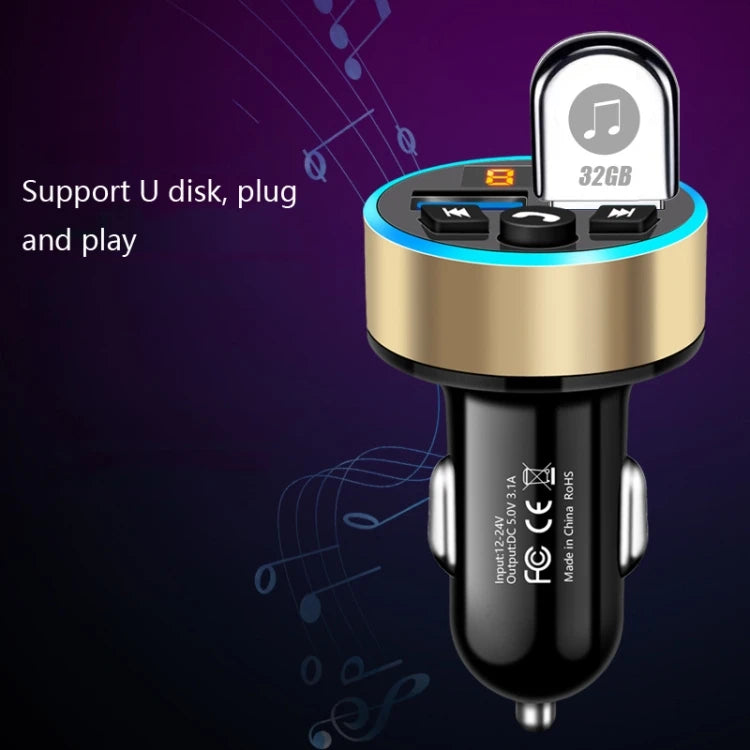 Wireless Player Car 3.1A Charger Car FM Transmitter