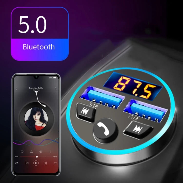 Wireless Player Car 3.1A Charger Car FM Transmitter